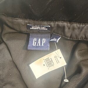 Black velvet button up